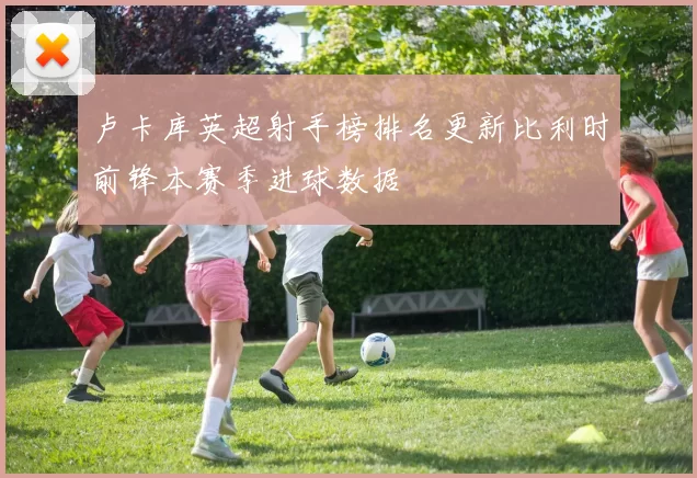 卢卡库英超射手榜排名更新比利时前锋本赛季进球数据