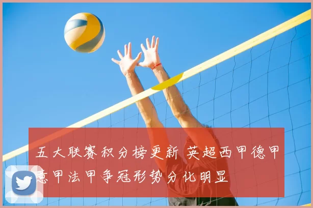 五大联赛积分榜更新 英超西甲德甲意甲法甲争冠形势分化明显